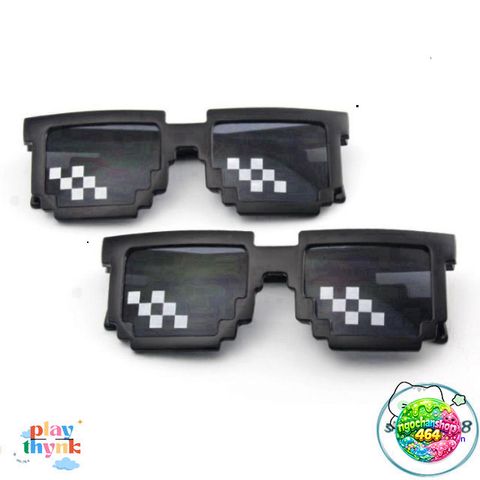 Kính Mắt Thug Life 6 Chấm - Phụ Kiện Thời Trang Độc Đáo, Phong Cách Game và Nghệ Thuật, Phiên Bản T6 Mới Nhất