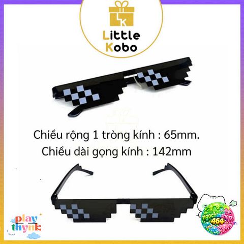 Kính Mặt Nạ Thug Life Siêu Ngầu - Kính Mát Cosplay Dày Chắc Chắn, Phong Cách Thời Thượng cho Trẻ Em