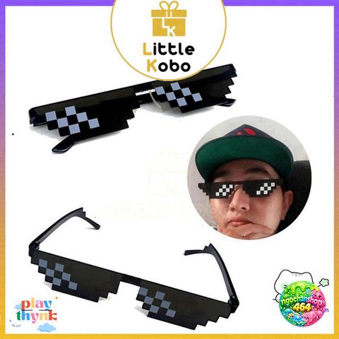 Kính Mặt Nạ Thug Life Siêu Ngầu - Kính Mát Cosplay Dày Chắc Chắn, Phong Cách Thời Thượng cho Trẻ Em
