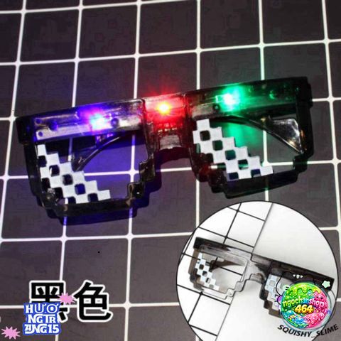 Kính Mắt LED 6 Chấm Thuglife MINECRAFT - Thời Trang Sắc Màu Độc Đáo, Phù Hợp Nam Nữ, Hot Trend 2021