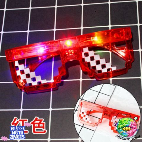 Kính Mắt LED 6 Chấm Thuglife MINECRAFT - Thời Trang Sắc Màu Độc Đáo, Phù Hợp Nam Nữ, Hot Trend 2021