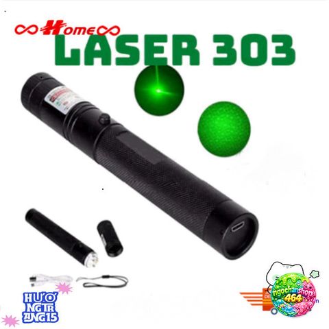 Đèn Laser 303 Tia Xanh - Chiếu Xa Đến 3km - Con Trỏ Màu Xanh Có Thể Sạc Lại, Phụ Kiện Tiện Ích Cho Mọi Gia Đình