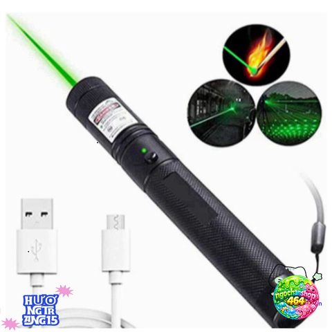 Đèn Laser 303 Tia Xanh - Chiếu Xa Đến 3km - Con Trỏ Màu Xanh Có Thể Sạc Lại, Phụ Kiện Tiện Ích Cho Mọi Gia Đình