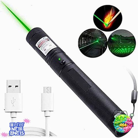 Đèn Pin Laser YL-303 Siêu Sáng 100mW - Chiếu Xa Đèn Laze Xanh Đỏ, Thích Hợp Chỉ Dẫn & Cấp Cứu, Dụng Cụ Phượt Tiện Lợi