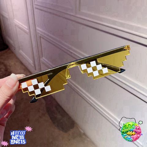 Kính Mắt Thug Life Minecraft 6 Chấm - Kiểu Dáng Độc Đáo, Phong Cách Thời Trang Nhiều Màu Sắc cho Nam Nữ