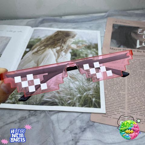 Kính Mắt Thug Life Minecraft 6 Chấm - Kiểu Dáng Độc Đáo, Phong Cách Thời Trang Nhiều Màu Sắc cho Nam Nữ