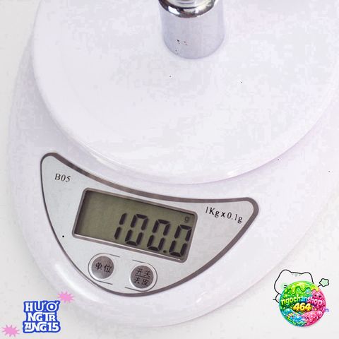Cân Điện Tử Nhà Bếp Mini 1g-5Kg Chính Xác Cao, Tặng 2 Pin AAA - Thước Đo Định Lượng Làm Bánh Tiện Lợi