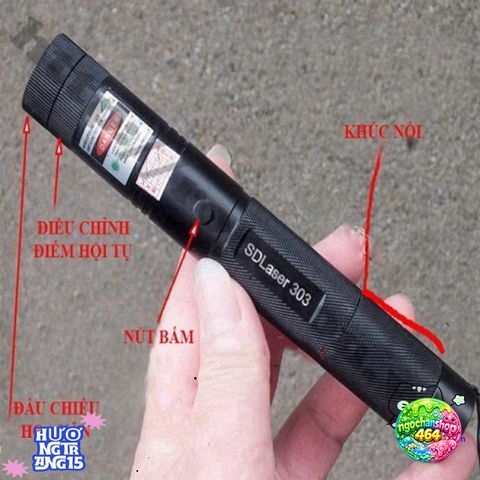 Đèn Laser 303 Sạc Được Mạnh Mẽ - Đèn Pin Laser Xanh Lá Công Nghệ Cao Hỗ Trợ Chỉ Dẫn, Cứu Hộ và Thám Hiểm