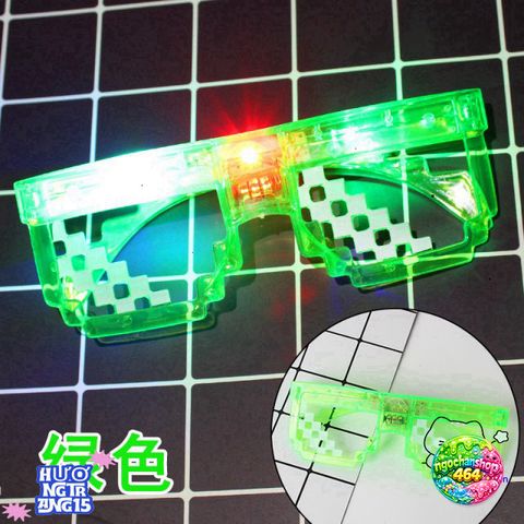 Kính Mát Thug Life LED Phong Cách Hip Hop Gọng Vuông Thời Trang Cho Nam Nữ - Trend 2021, Chất Liệu ABS Cao Cấp
