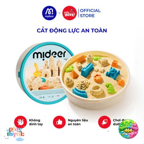 Bộ Cát Động Lực Mideer 2024 - Đồ Chơi Nghệ Thuật An Toàn Cho Trẻ Em Từ 3 Tuổi, Chơi Cát Trên Cạn Và Dưới Nước, Không Dính Tay
