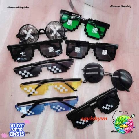 Mắt Kính Thug Life 6 Chấm Nhiều Sắc Màu PVN52031 - Phụ Kiện Thời Trang Độc Đáo Dành Cho Game Thủ