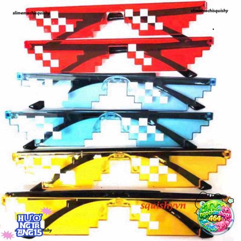 Mắt Kính Thug Life 6 Chấm Nhiều Sắc Màu PVN52031 - Phụ Kiện Thời Trang Độc Đáo Dành Cho Game Thủ