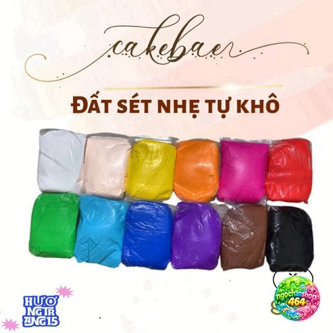 Đất Sét Khô Nhanh Siêu Nhẹ 500g - Văn Phòng Phẩm Nghệ Thuật Dễ Dàn Dạng, Không Nứt, Mùi Thơm Nhẹ