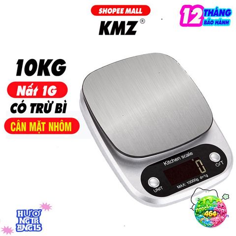 Cân Điện Tử KMZ C105 - Cân Sức Khỏe Đo Lường Đến 5.0Kg, Màn Hình LED, Bảo Hành 1 Năm, Thiết Kế Gọn Nhẹ, Chính Xác Cao
