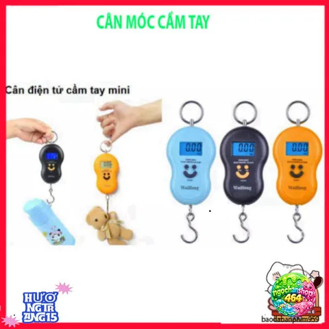 Cân Điện Tử Cầm Tay - Cân Móc Du Lịch Chính Xác 99% Từ 10g Đến 50kg, Thích Hợp Cho Gia Đình và Tiểu Thương