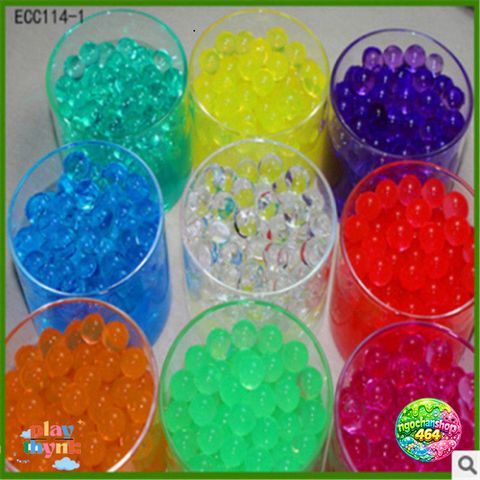 Hạt Nở Màu Đơn 2000 Viên FSG39 - Nguyên Liệu Làm Slime, Trang Trí Cây & Đồ Chơi An Toàn Cho Trẻ Em