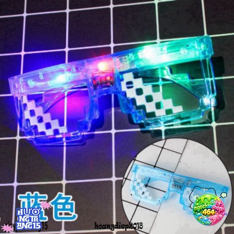 Kính LED Thuglife 6 Chấm MINECRAFT - Kính Mắt Thể Thao Thoáng Mát, Độc Đáo, Hot Trend 2021 Cho Nam Nữ
