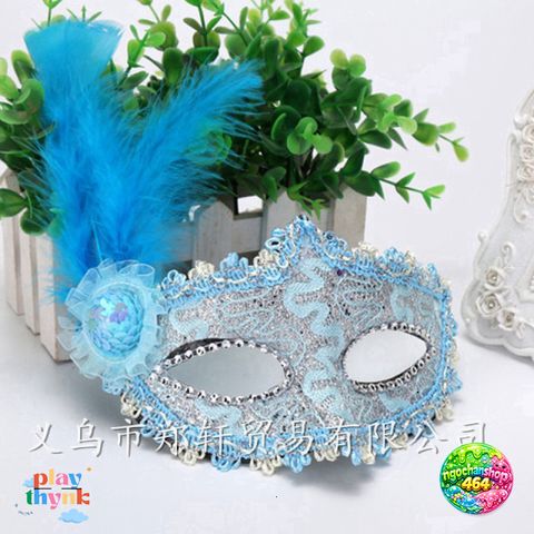Mặt Nạ Lông Vũ SK MK3 - Phụ Kiện Thời Trang Ấn Tượng Mẫu USE42 Độc Đáo Cho Người Yêu Thích Nghệ Thuật Biểu Diễn