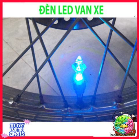 Đèn LED Van Bánh Xe Đạp & Xe Máy - Phụ Kiện Phát Sáng 7 Màu, Tăng Độ An Toàn & Nổi Bật Khi Di Chuyển Ban Đêm