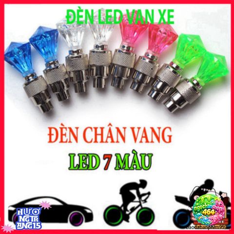 Đèn LED Van Bánh Xe Đạp & Xe Máy - Phụ Kiện Phát Sáng 7 Màu, Tăng Độ An Toàn & Nổi Bật Khi Di Chuyển Ban Đêm