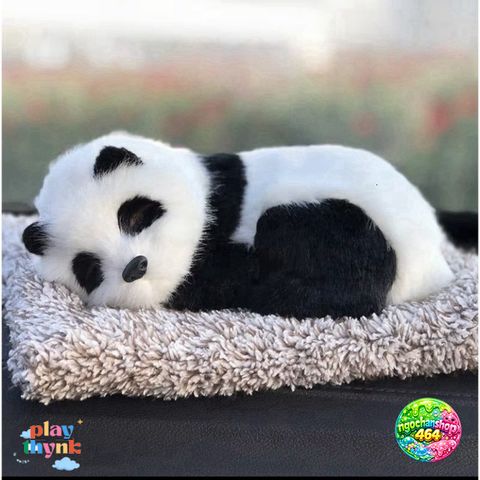 Thú Bông Khử Mùi Ô Tô Than Hoạt Tính Chính Hãng - Phụ Kiện Trang Trí Taplo Ô Tô Gấu Trúc, Poodle, Huski, Cat