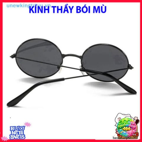 Kính Mát Thời Trang Retro Đen Cho Nam Nữ - Thiết Kế Cổ Điển Bảo Vệ UV 100% - Phụ Kiện Thời Trang Năng Động và Thanh Lịch
