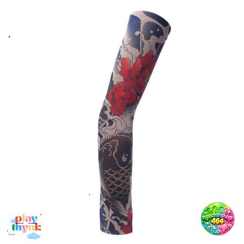 Áo Hình Xăm Pyiyi - Áo Tay Phong Cách Độc Đáo Họa Tiết Thời Trang Nữ, Chất Liệu Polyester Co Giãn, Phong Cách Năng Động