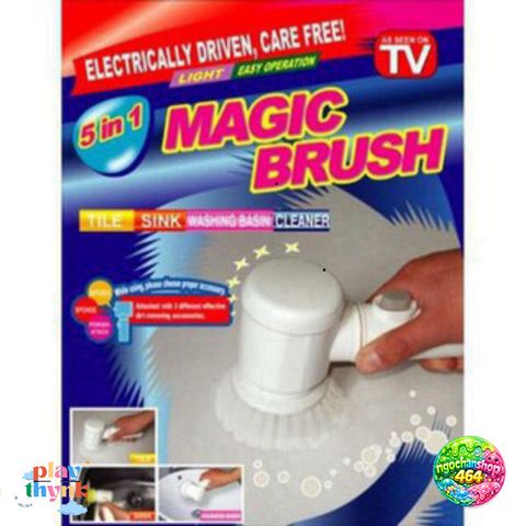 Bàn Chải Đa Năng Magic Brush 5 In 1 - Giải Quyết Nhanh Chóng Vết Bẩn, Tiết Kiệm Thời Gian Lau Chùi Cho Gia Đình bạn
