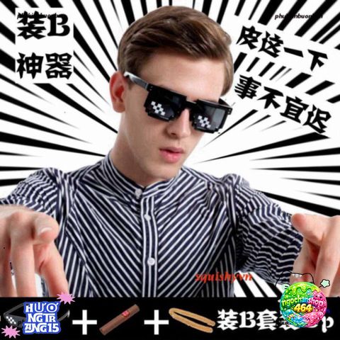 Kính MINECRAFT Thuglife 6 Chấm - Kính Mắt Phong Cách Mạnh Mẽ, Đẹp Chất, Giá Rẻ, Hot Trend 2021