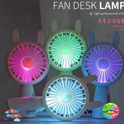 Quạt Cầm Tay Mini Đèn LED Sạc USB - Quạt Du Lịch Gió Mạnh, Tiện Lợi Cho Mùa Hè, Quà Tặng Hữu Ích