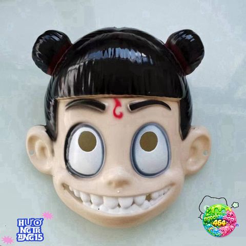 Mặt Nạ Tây Du Ký Natra - Mặt Nạ Hóa Trang Halloween Siêu Nhân Dễ Thương Cho Trẻ Em Từ 4 Tuổi Trở Lên