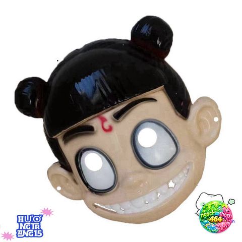 Mặt Nạ Tây Du Ký Natra - Mặt Nạ Hóa Trang Halloween Siêu Nhân Dễ Thương Cho Trẻ Em Từ 4 Tuổi Trở Lên