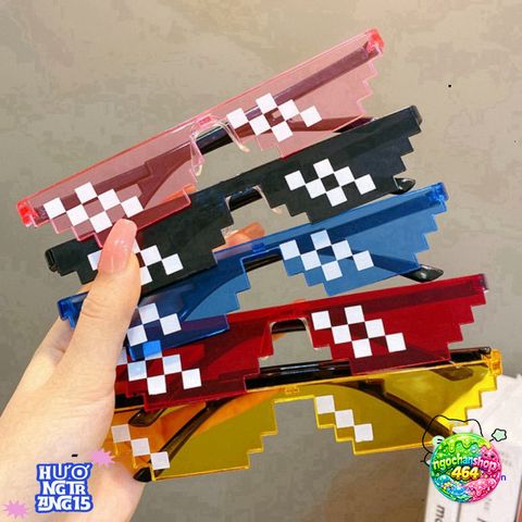 Kính Thug Life 8Bit - Kính Mát Phong Cách Thời Trang Độc Đáo, Hot Trend 2018, Phù Hợp Cho Mọi Nam Nữ, Chống Bụi, Thích Hợp Chụp Hình Nhóm