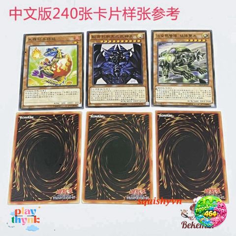 Túi Thẻ Bài Yu-Gi-Oh OCG 240 Lá Ngẫu Nhiên - Bộ Sưu Tập Vua Trò Chơi, Gói 24 Túi, Thẻ Tiếng Anh