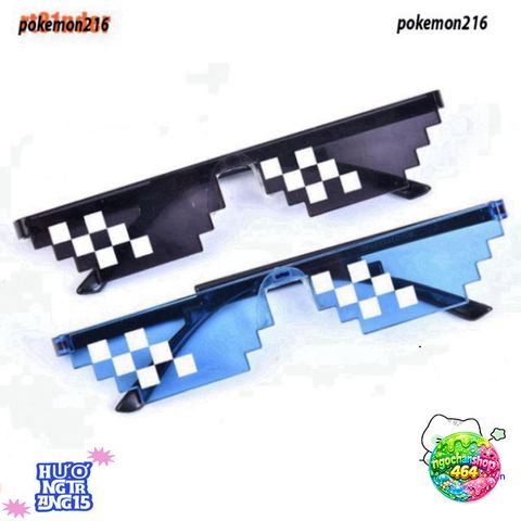Kính Mát Thug Life 8 Bit Pixel - Kính Mosaic Độc Đáo Thời Trang Unisex Dành Cho Game Thủ