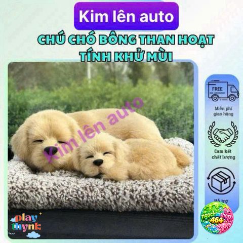 Thú Bông Chó Mèo Khử Mùi Than Hoạt Tính - Trang Trí Xe Hơi Đáng Yêu, Lọc Không Khí An Toàn cho Gia Đình
