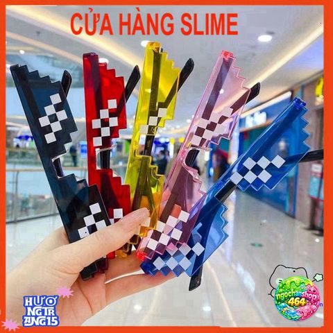 Kính Thuglife 6 Chấm MINECRAFT Nhiều Màu Sắc - Kính Thời Trang Hợp Trend 2021 dành cho Nam Nữ