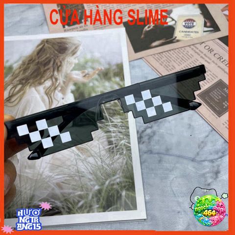 Kính Thuglife 6 Chấm MINECRAFT Nhiều Màu Sắc - Kính Thời Trang Hợp Trend 2021 dành cho Nam Nữ