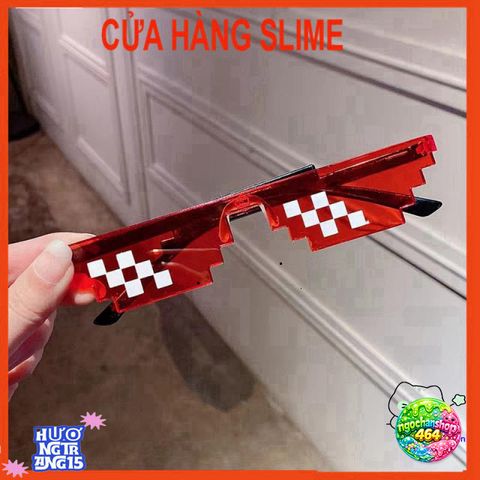 Kính Thuglife 6 Chấm MINECRAFT Nhiều Màu Sắc - Kính Thời Trang Hợp Trend 2021 dành cho Nam Nữ