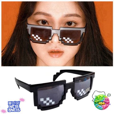Kính Mát Thug Life Oversized - Phụ Kiện Thời Trang Đậm Chất Gamer, Chống Tia UV, Dành Cho Nam Nữ, Siêu Ngầu Màu Đen