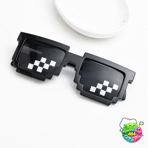 Kính Mát Thug Life Oversized - Phụ Kiện Thời Trang Đậm Chất Gamer, Chống Tia UV, Dành Cho Nam Nữ, Siêu Ngầu Màu Đen