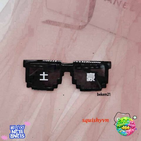 Kính Râm Thug Life Độc Đáo Cho Nam Nữ - Phong Cách Sành Điệu, Hoàn Hảo Cho Tiệc Tùng Và Hội Nghị Minecraft