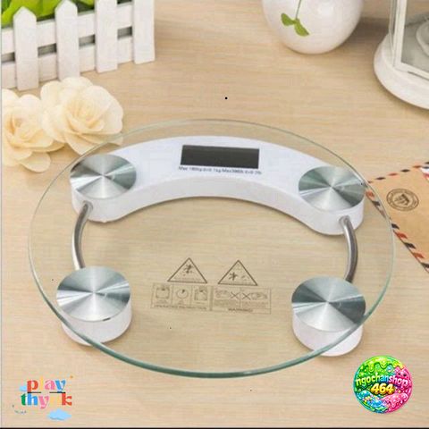 Cân Điện Tử Hình Tròn Siêu Chính Xác 180KG - Cảm Biến Thông Minh, Kiểu Dáng Hiện Đại, Tiết Kiệm Pin