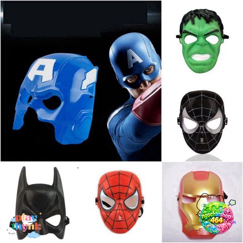 Khẩu Trang Siêu Anh Hùng Hulk - Mặt Nạ Cosplay Avengers Cho Trẻ Em - Quà Tặng Lễ Hội Độc Đáo