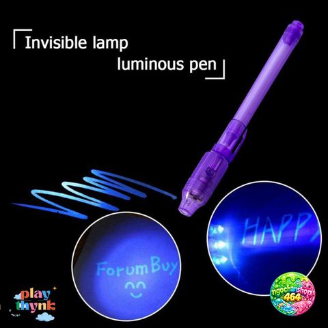 Bộ 4 Bút Mực Tàng Hình VTO30 Kèm Đèn UV - Viết Thư Mật Chất Lượng Cho Học Sinh và Trẻ Em - Quà Tặng Sáng Tạo