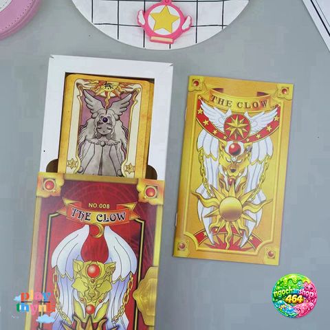 Bộ Bài Tarot Sakura Clow Tiêu Chuẩn - 57 Lá Mới, Hình Ảnh Đạt Chuẩn, Màu Sắc Tươi Sáng, Quà Tặng Fan Hâm Mộ Anime