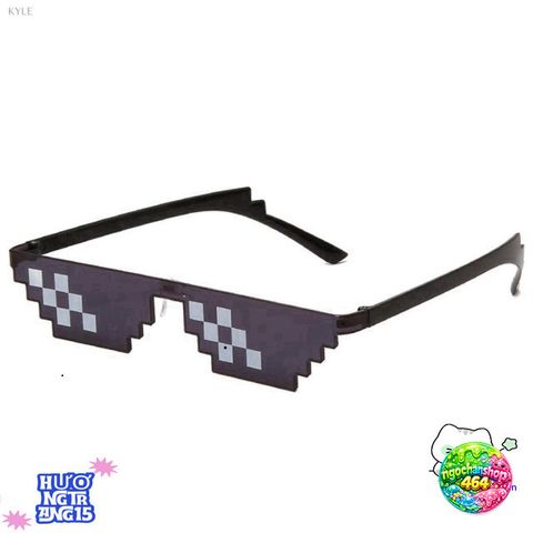 Kính Mát Pixel Thời Trang - Kính Râm Độc Đáo Chống Nắng Dành Cho Tiệc Hóa Trang, Halloween, Quà Tặng Tuyệt Vời