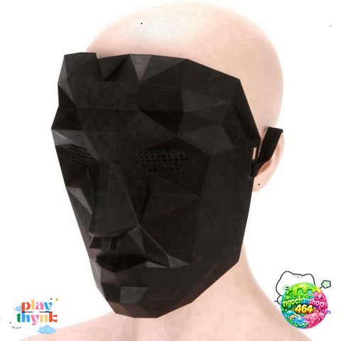 Mặt Nạ Squid Game Tam Giác Cosplay Đen - Đạo Cụ Hóa Trang Halloween Phim Hàn Quốc Cho Nam Nữ