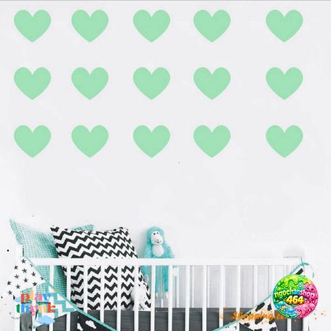 Giấy Dán Tường Phát Sáng Hình Trái Tim PVC Chất Lượng Cao - Sticker Phát Sáng Đêm Cho Phòng Trẻ Em, Phòng Khách, Phòng Ngủ