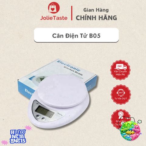 Cân Điện Tử WH-B05 Chính Xác 0.1g - Cân Bánh và Nguyên Liệu Đa Năng, Thiết Kế Nhỏ Gọn Tiện Lợi, Màn Hình LCD Rõ Ràng